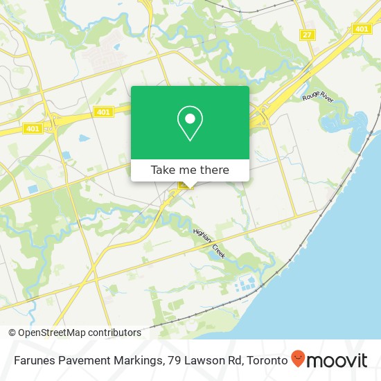 Farunes Pavement Markings, 79 Lawson Rd map