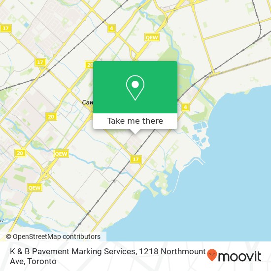 K & B Pavement Marking Services, 1218 Northmount Ave map