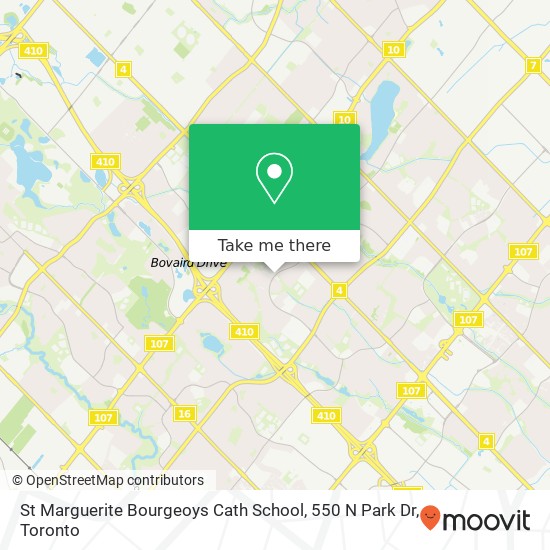 St Marguerite Bourgeoys Cath School, 550 N Park Dr plan
