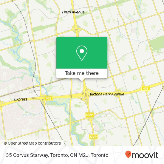 35 Corvus Starway, Toronto, ON M2J map