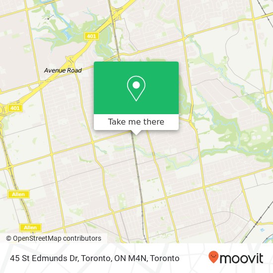 45 St Edmunds Dr, Toronto, ON M4N map