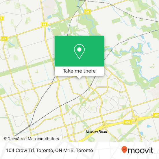 104 Crow Trl, Toronto, ON M1B plan