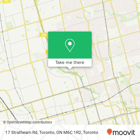 17 Strathearn Rd, Toronto, ON M6C 1R2 map