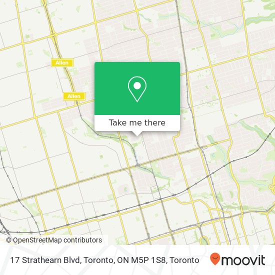 17 Strathearn Blvd, Toronto, ON M5P 1S8 map