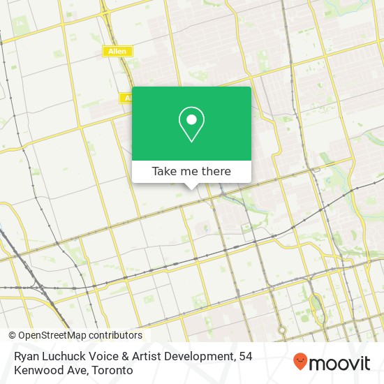 Ryan Luchuck Voice & Artist Development, 54 Kenwood Ave plan