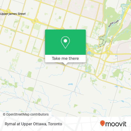 Rymal at Upper Ottawa map