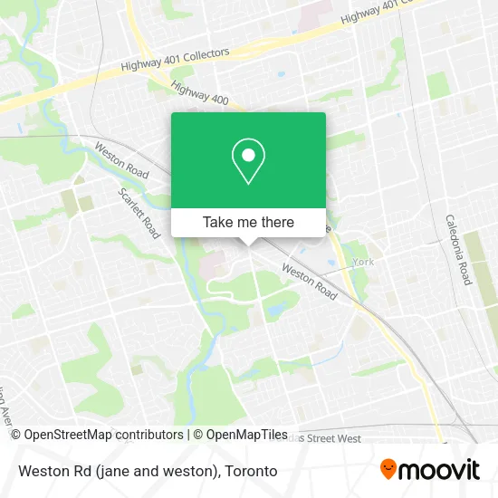 Weston Rd (jane and weston) map