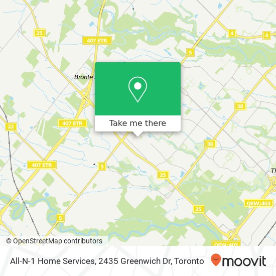 All-N-1 Home Services, 2435 Greenwich Dr map