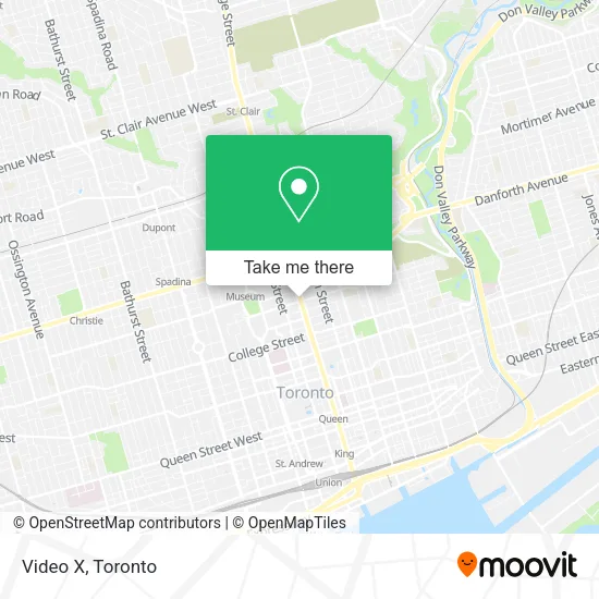 Video X map