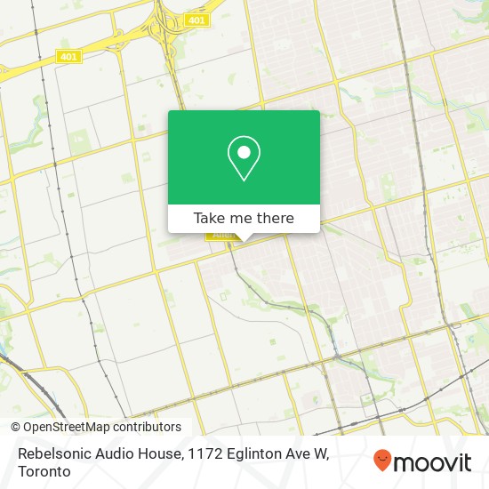 Rebelsonic Audio House, 1172 Eglinton Ave W map
