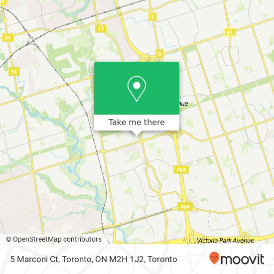 5 Marconi Ct, Toronto, ON M2H 1J2 map