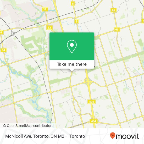 McNicoll Ave, Toronto, ON M2H map