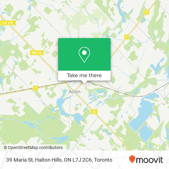 39 Maria St, Halton Hills, ON L7J 2C6 map