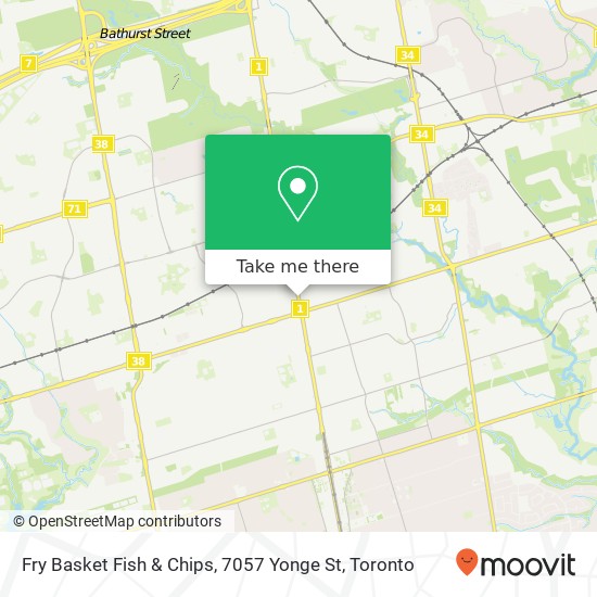 Fry Basket Fish & Chips, 7057 Yonge St map