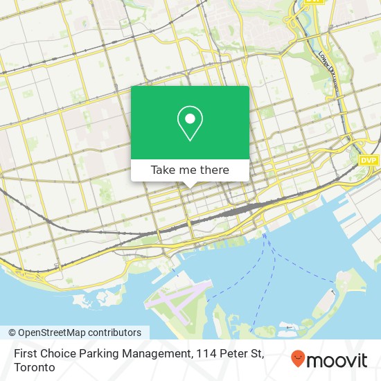 First Choice Parking Management, 114 Peter St map
