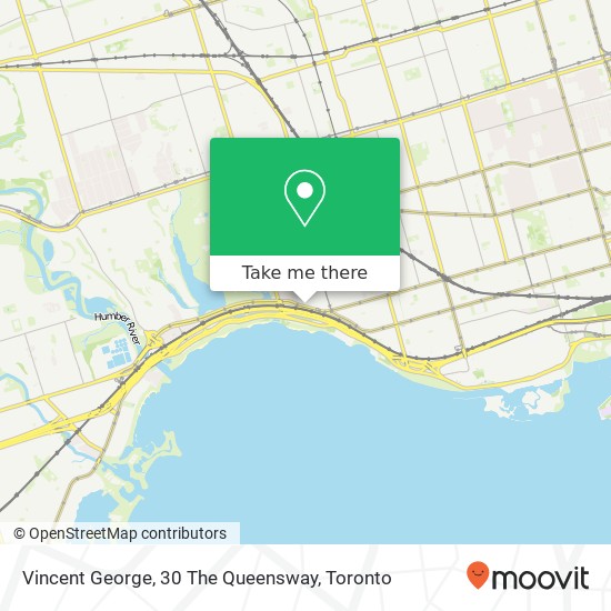 Vincent George, 30 The Queensway map