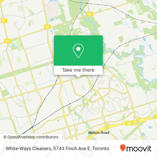 White-Ways Cleaners, 5743 Finch Ave E plan