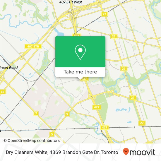 Dry Cleaners White, 4369 Brandon Gate Dr map