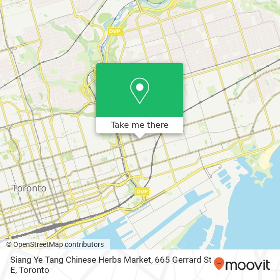 Siang Ye Tang Chinese Herbs Market, 665 Gerrard St E map