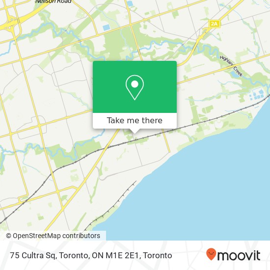75 Cultra Sq, Toronto, ON M1E 2E1 map