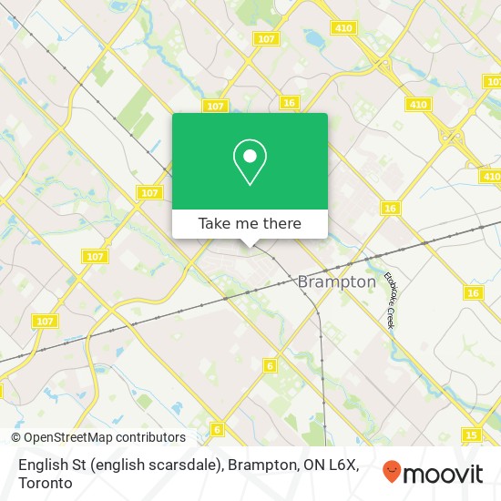 English St (english scarsdale), Brampton, ON L6X plan