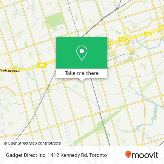 Gadget Direct Inc, 1412 Kennedy Rd map