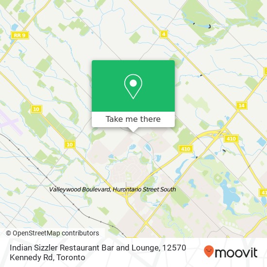 Indian Sizzler Restaurant Bar and Lounge, 12570 Kennedy Rd map