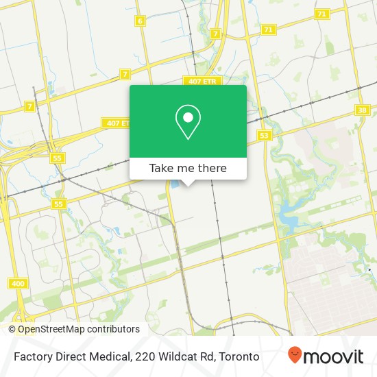 Factory Direct Medical, 220 Wildcat Rd map