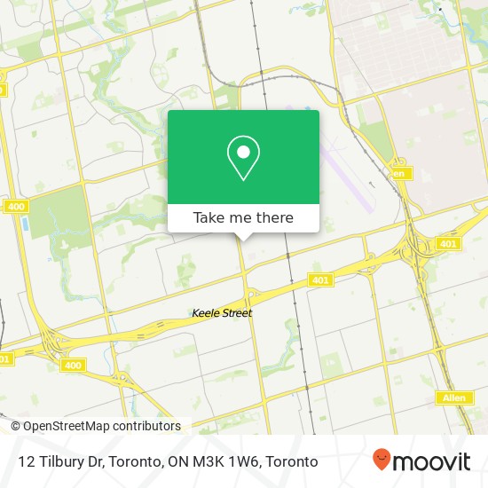 12 Tilbury Dr, Toronto, ON M3K 1W6 map