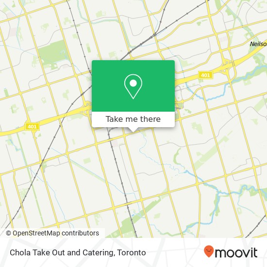 Chola Take Out and Catering map