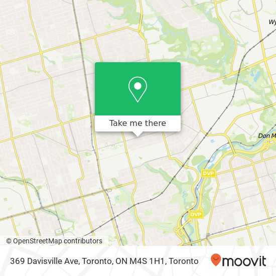 369 Davisville Ave, Toronto, ON M4S 1H1 map