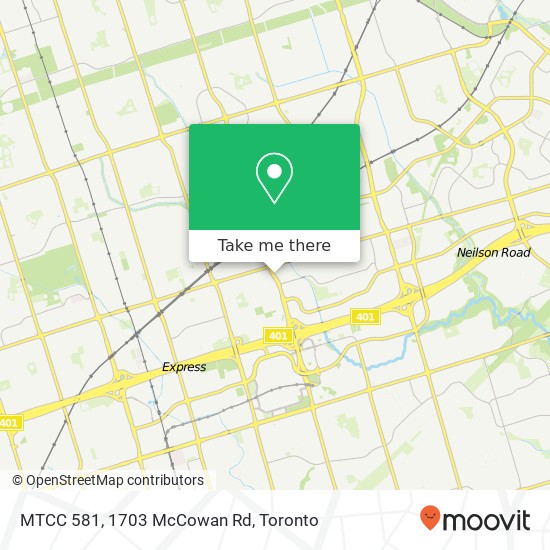 MTCC 581, 1703 McCowan Rd map