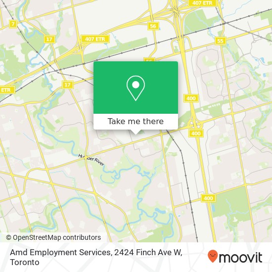 Amd Employment Services, 2424 Finch Ave W plan