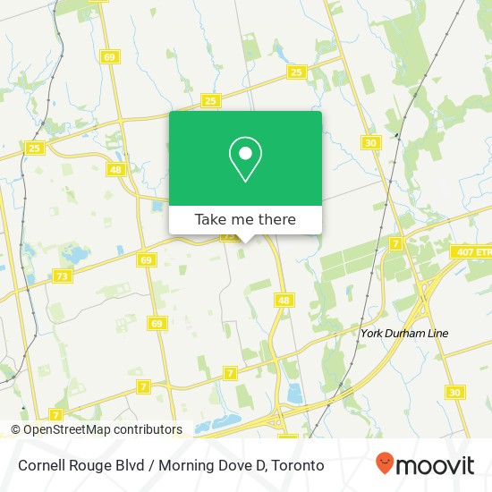 Cornell Rouge Blvd / Morning Dove D map