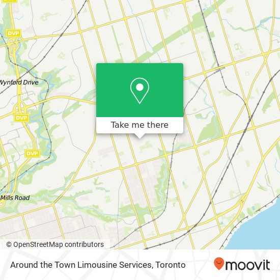 Around the Town Limousine Services map