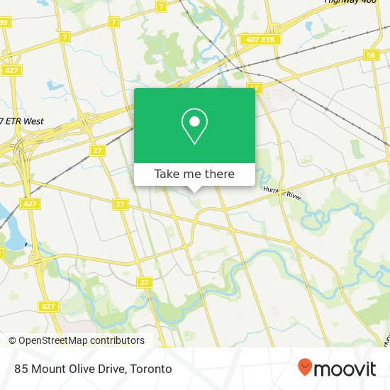 85 Mount Olive Drive map