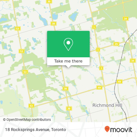 18 Rocksprings Avenue map