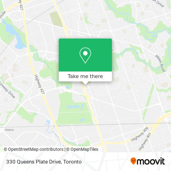 330 Queens Plate Drive map