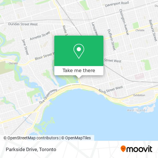 Parkside Drive map