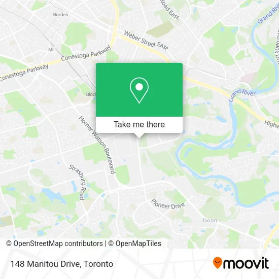 148 Manitou Drive map