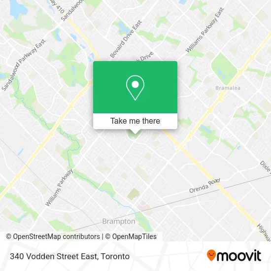 340 Vodden Street East map
