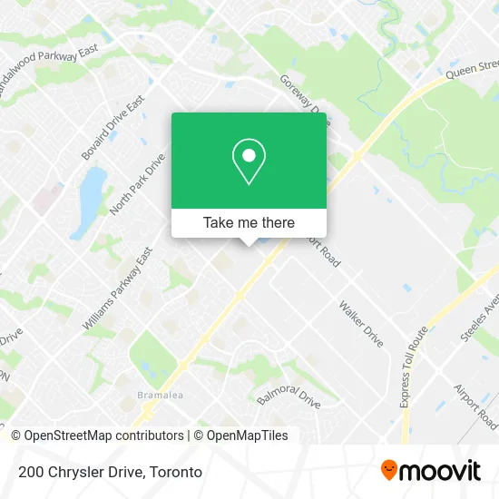 200 Chrysler Drive map