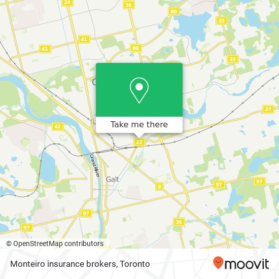 Monteiro insurance brokers map