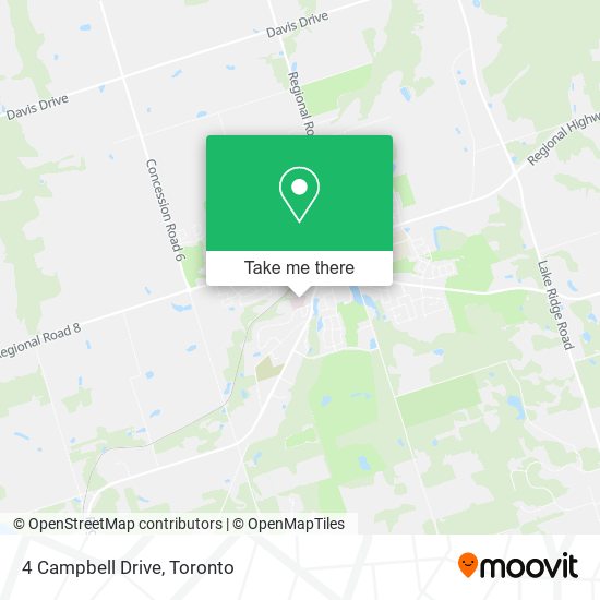 4 Campbell Drive map