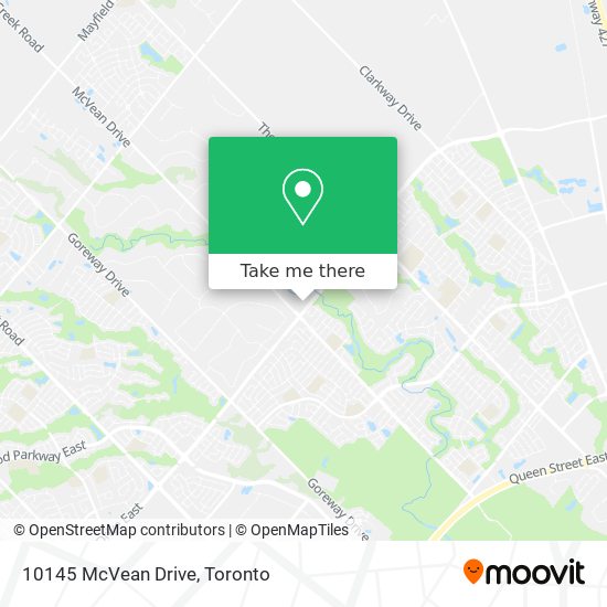 10145 McVean Drive map