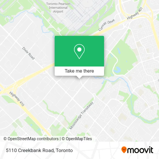 5110 Creekbank Road map