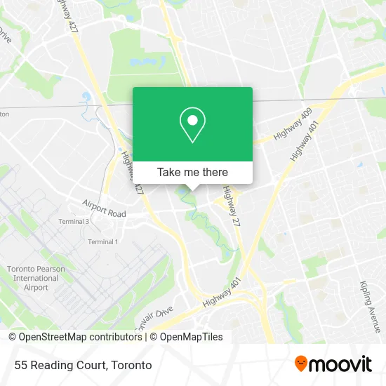 55 Reading Court map