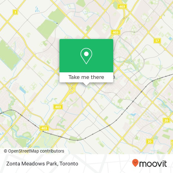 Zonta Meadows Park map