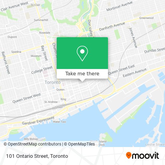 101 Ontario Street plan