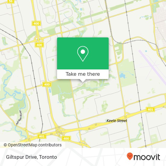 Giltspur Drive map